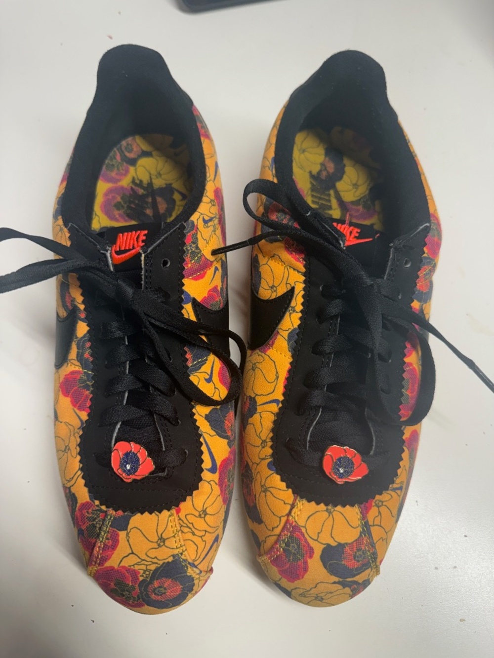 Nike Classic Cortez LX "Floral Pack gold" AV1338-700 Size 11.5 Womens